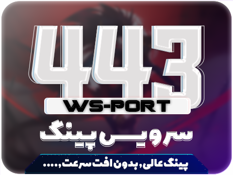 پینگ و ریجستر عالی ( لوکیشن آلمان ) V2 رفع تحریم بازی پورت 443